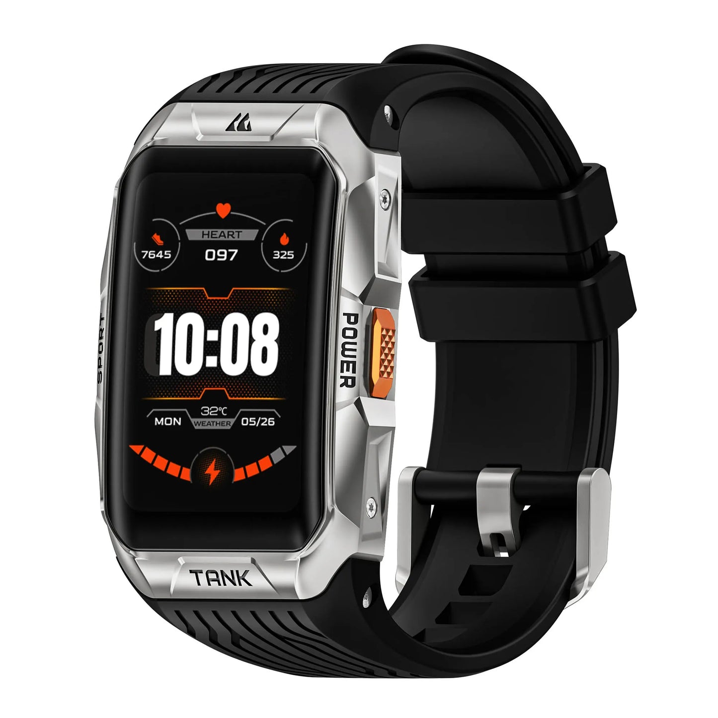 KOSPET TANK X2 Smart Watch For Men IP69K 5ATM Waterproof 3D Curved Screen 1.64'' AMOLED Bluetooth Call 170 Sport Mode Smartwatch