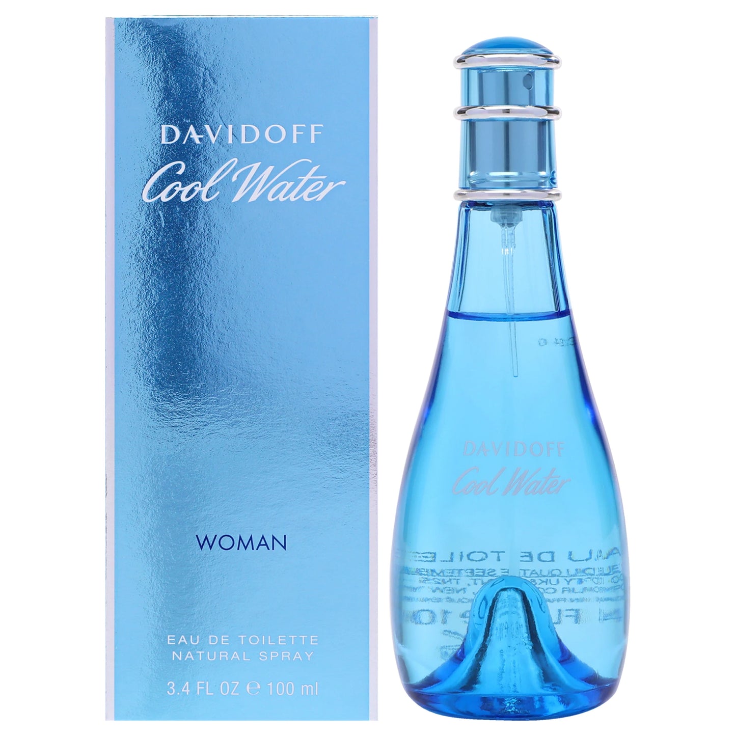 Cool Water by Davidoff for Women - 3.4 oz EDT Spray