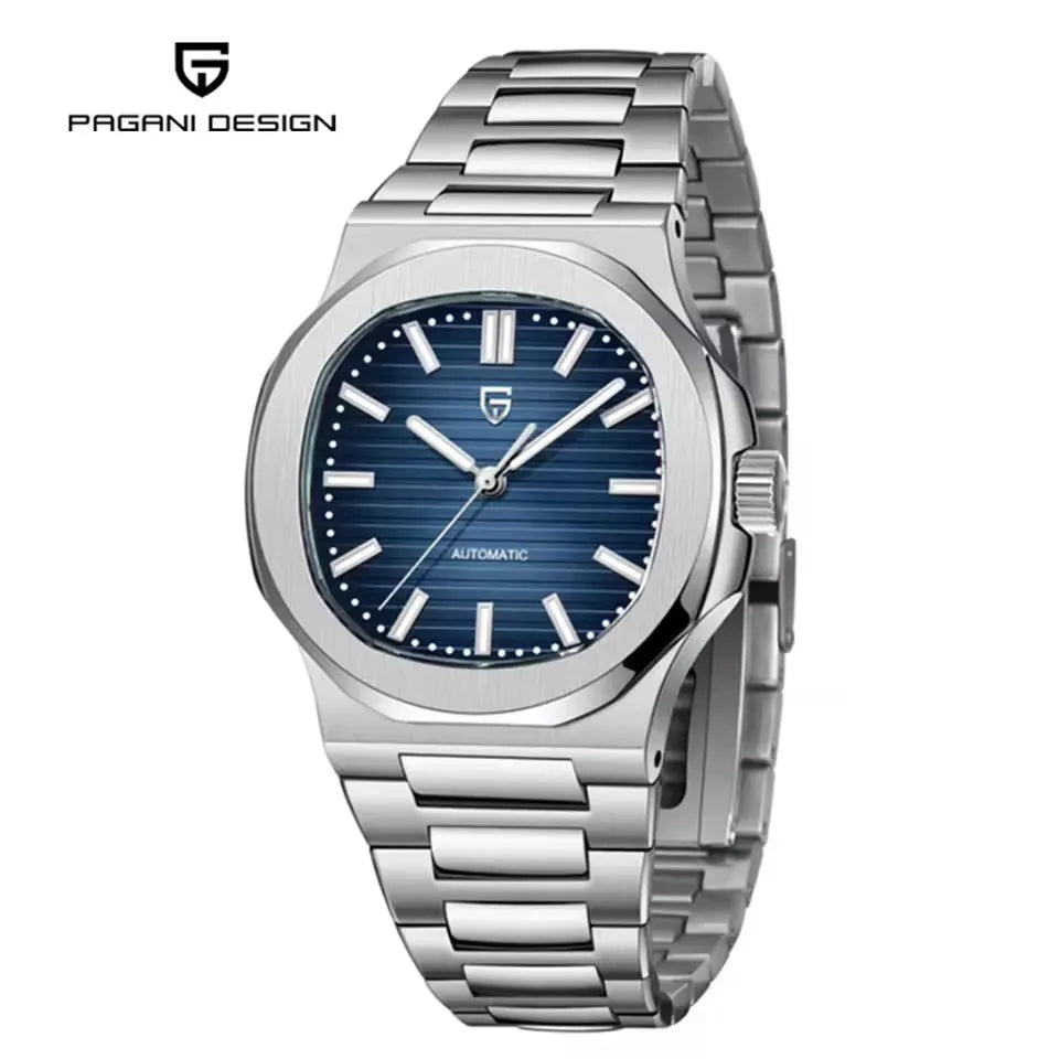 PAGANI DESIGN New Sporty Elegance Mechanical Watch Sapphire Seagull ST16 Movt Men's Watches Stainless Steel Luminous Man watch