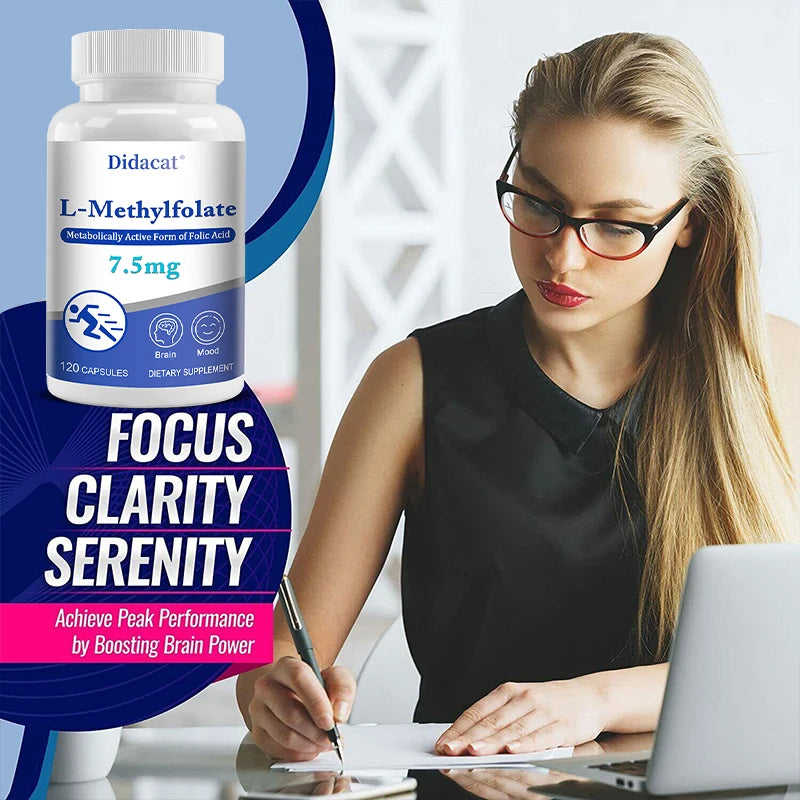 L-Methylfolate capsules improve intelligence, mood, cognition and neuroscience