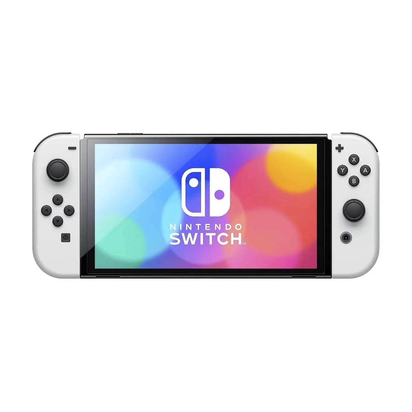 Nintendo Switch OLED Model – White & Black Joy-Con – Hong Kong Version (HK Charger Included, HK-to-US Plug Adapter)
