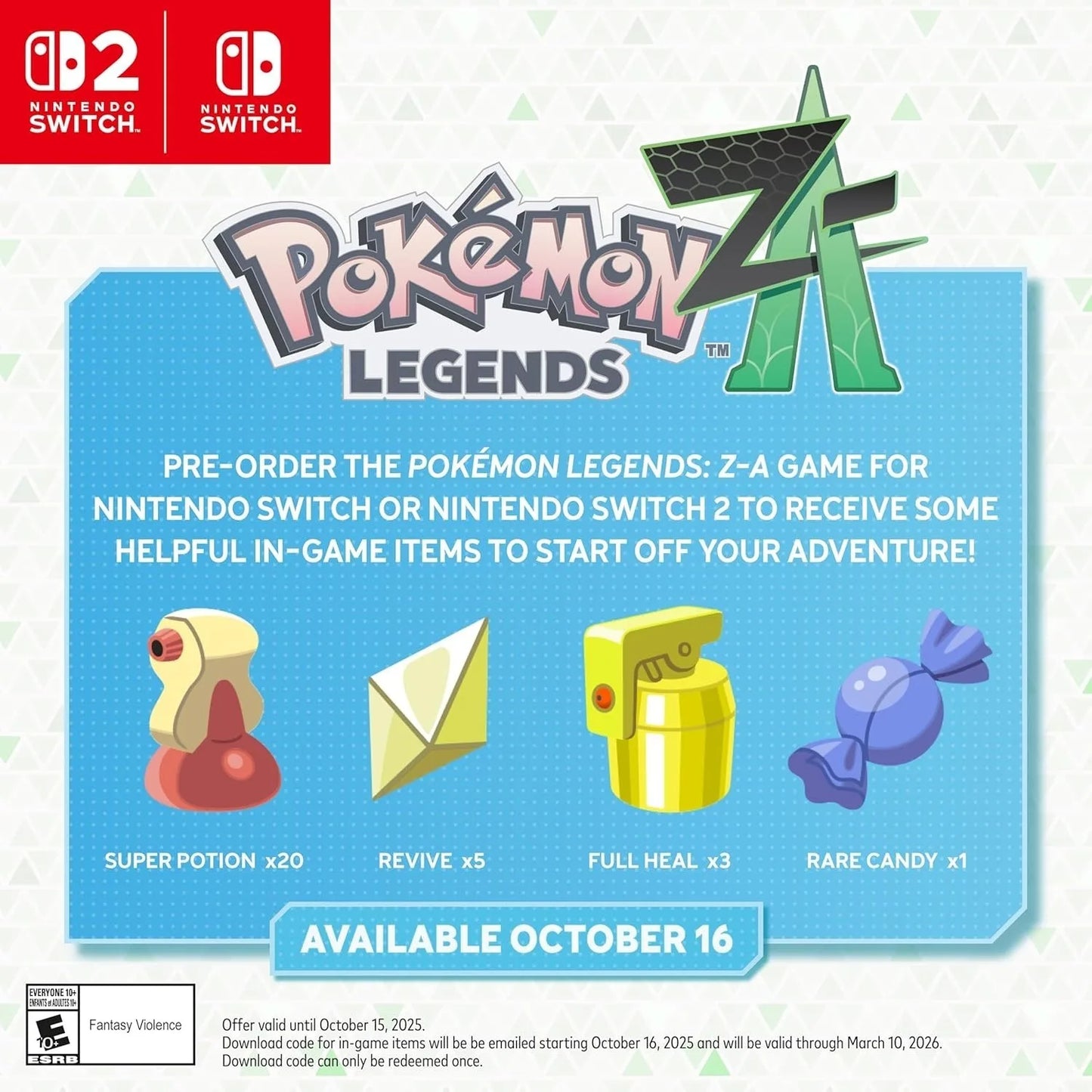 Nintendo Switch 2 Console Bundle - Includes Pokémon Legends: Z-A Game (Hong Kong Version）
