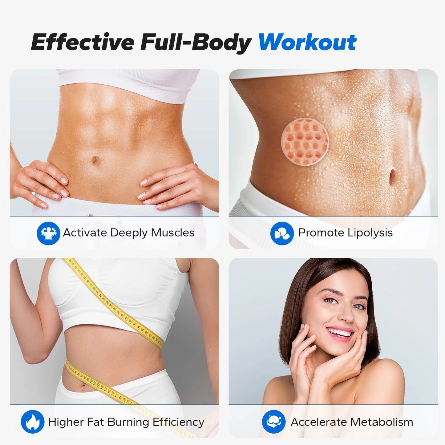 MERACH Vibration Plate Exercise Machine Vibration Plate for Lymphatic Drainage Relieve Pain Help Sleep Fat Burning & Weight Loss