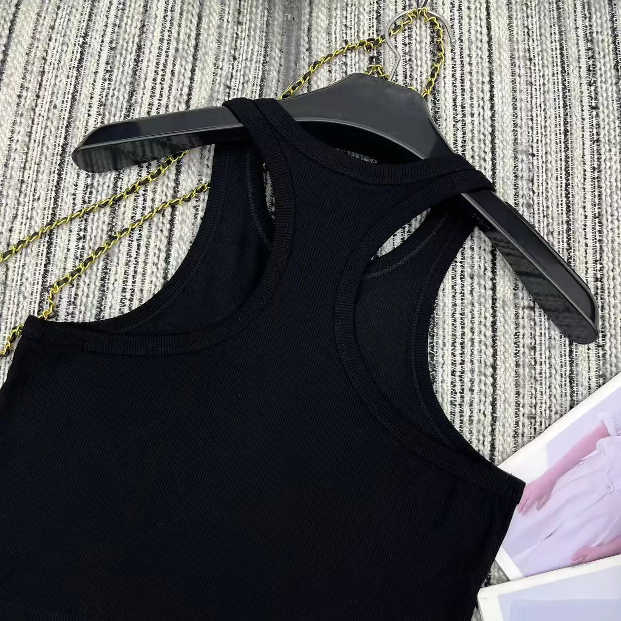 2025 Women's Sport Blue Stretch Cotton Tank Top Moisture-Wicking Quick Dry High Elastic Gym Yoga Running Casual Athletic S-L