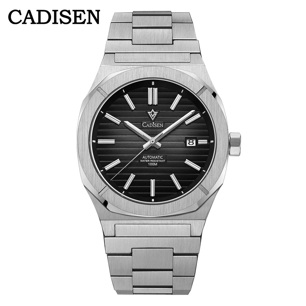CADISEN Diver Watch Luxury Sapphire MIYOTA 8215 German Designer Men Automatic Mechanical Watches Waterproof Luminous Wristwatch
