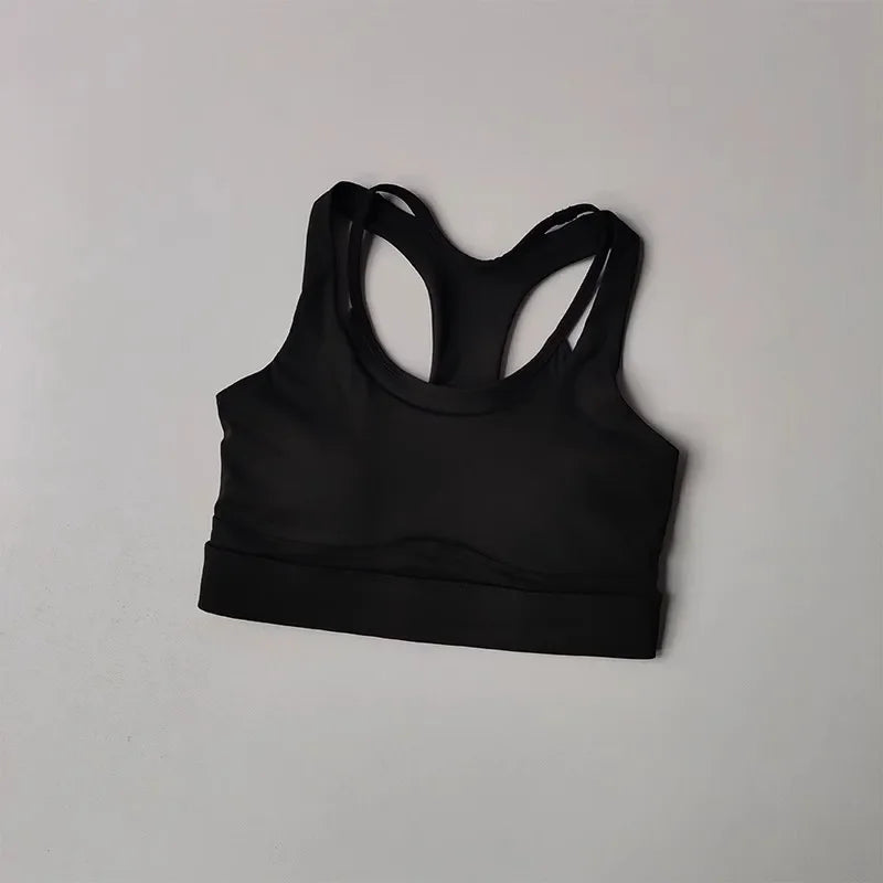 High Impact Sports Bra Shockproof Gym Bra Quick Dry Yoga Top for Women Running Vest Fitness Underwear Adjustable Sports Bra