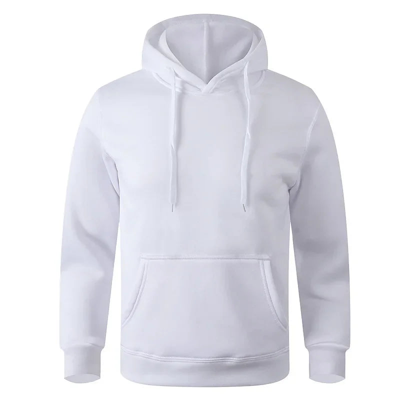 Men's Loose Fit Ultra Soft Fleece Pullover Hooded Sweatshirt With Pockets