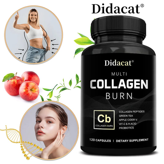 Burn body fat, multiple collagen, strong hair, nails, and skin.