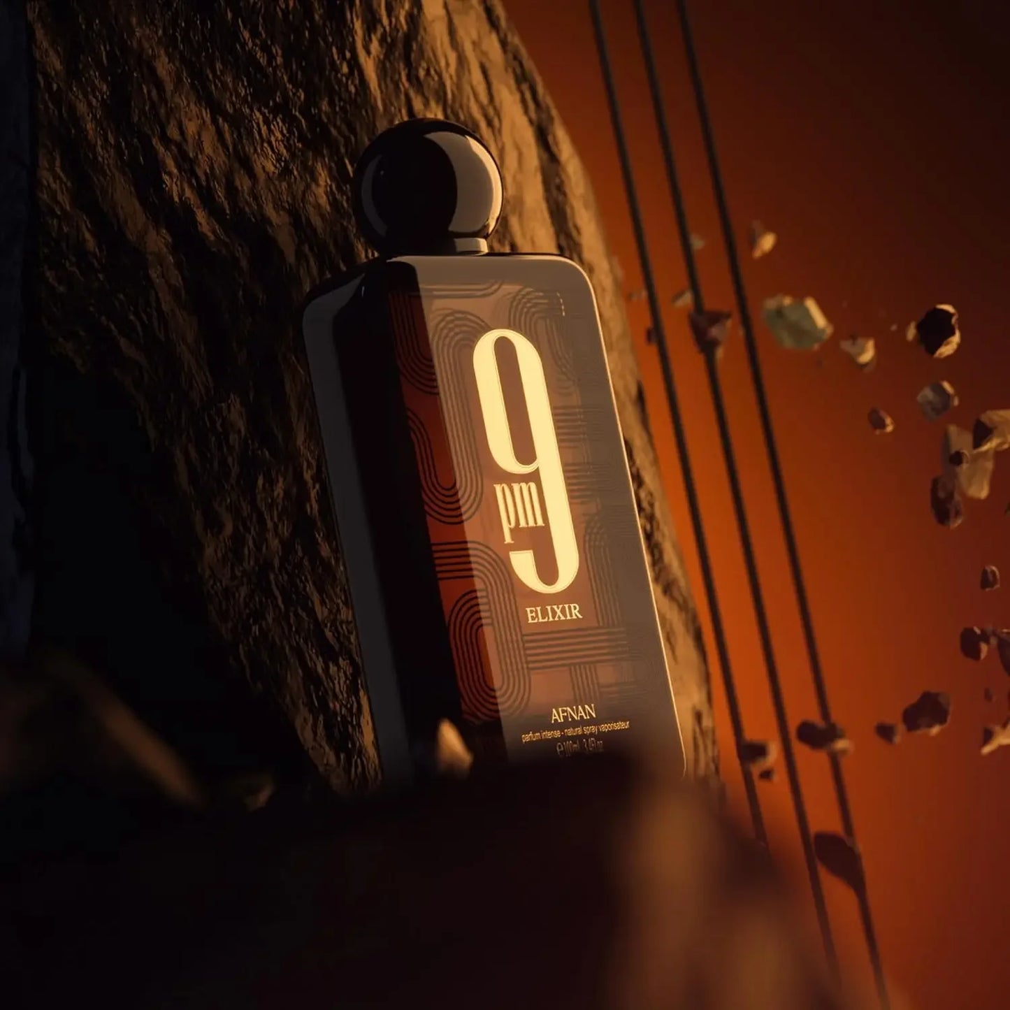 Afnan 9PM Elixir Extrait De Parfum 3.4oz – Warm Amber Vanilla Unisex Perfume, Long Lasting Luxury Gift