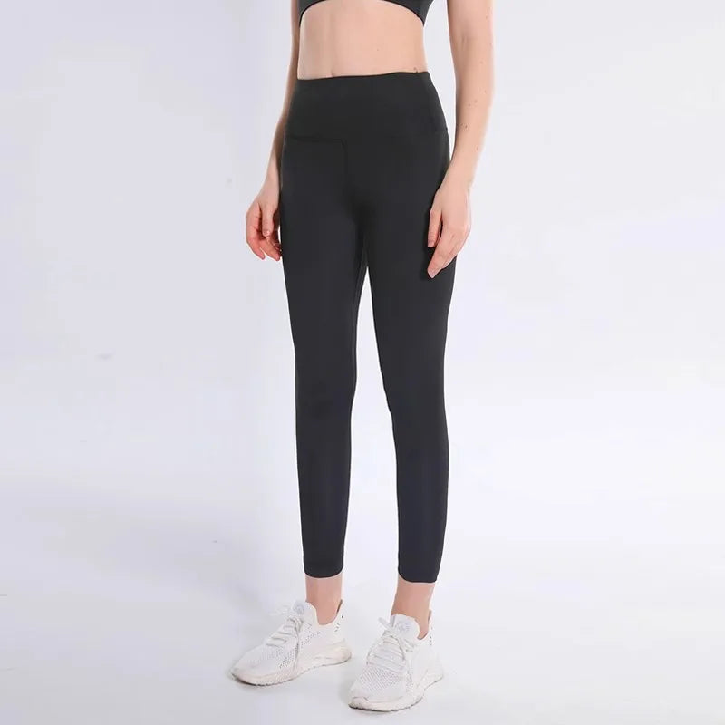 Velvet Yoga Pants for Women High Waist Autumn Winter Warm Slimming Running Leggings Sports Fitness Gym Trousers