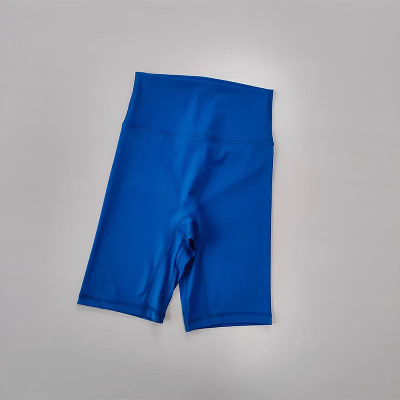 Summer Yoga Sports Shorts Women's Tight Cycling Shorts Naked Breathable Running Shorts High Waist Quick Dry Fitness Shorts