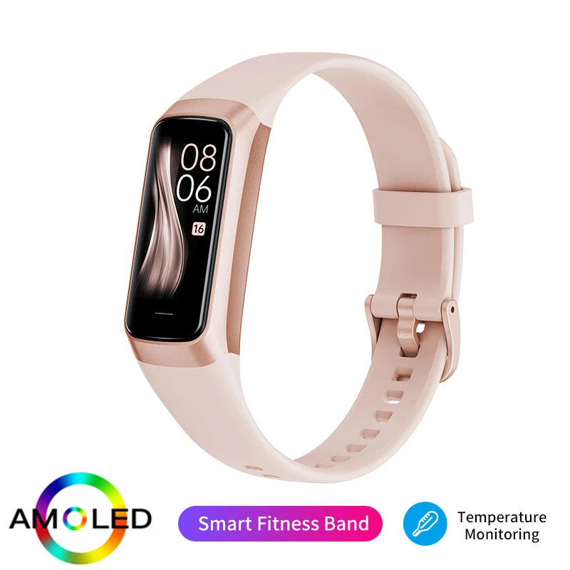 LIGE 1.1 inch Amoled Smart Watch Smartwatch Band Women Heart Rate Monitoring Waterproof men Smart Bracelet Sport Fitness Tracker