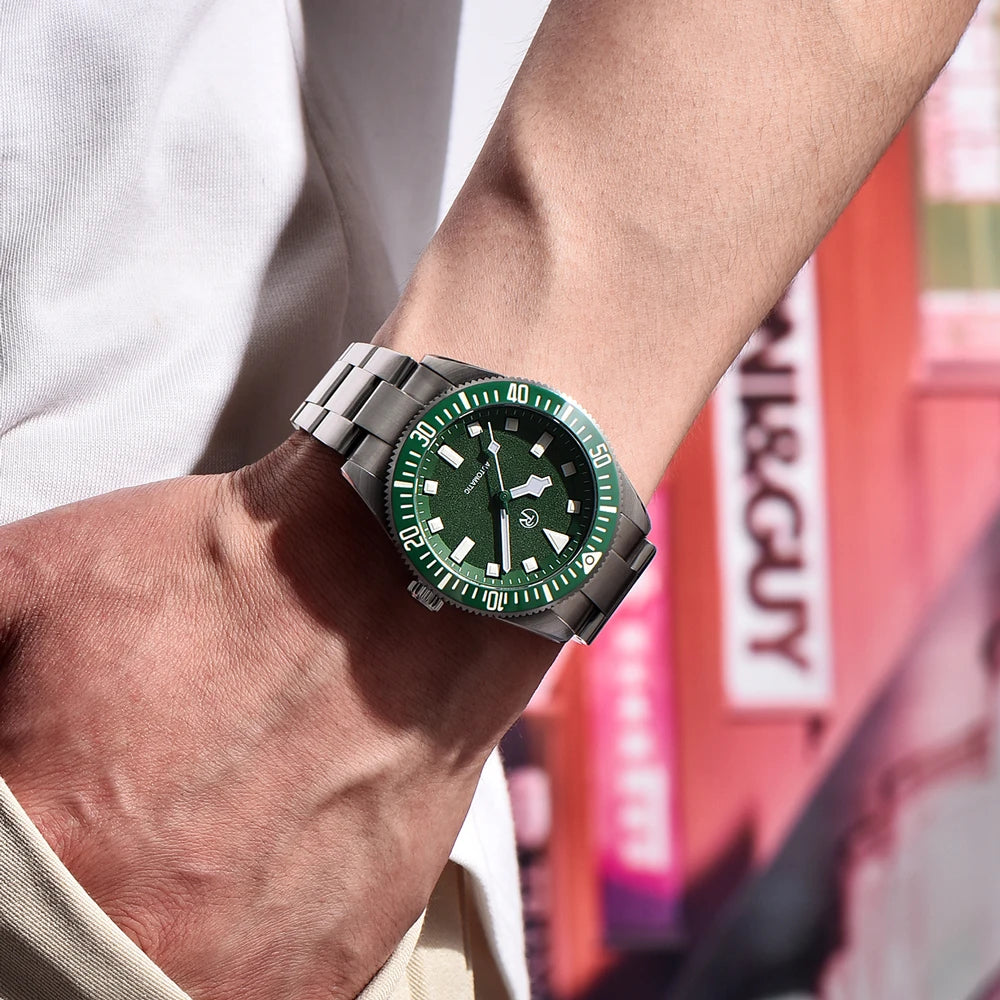 RollsTimi 2025 Men's Watches Top Luxury Automatic Watch For Men NH35 Mechanical Wristwatch AR Sapphire Super Luminous Waterproof