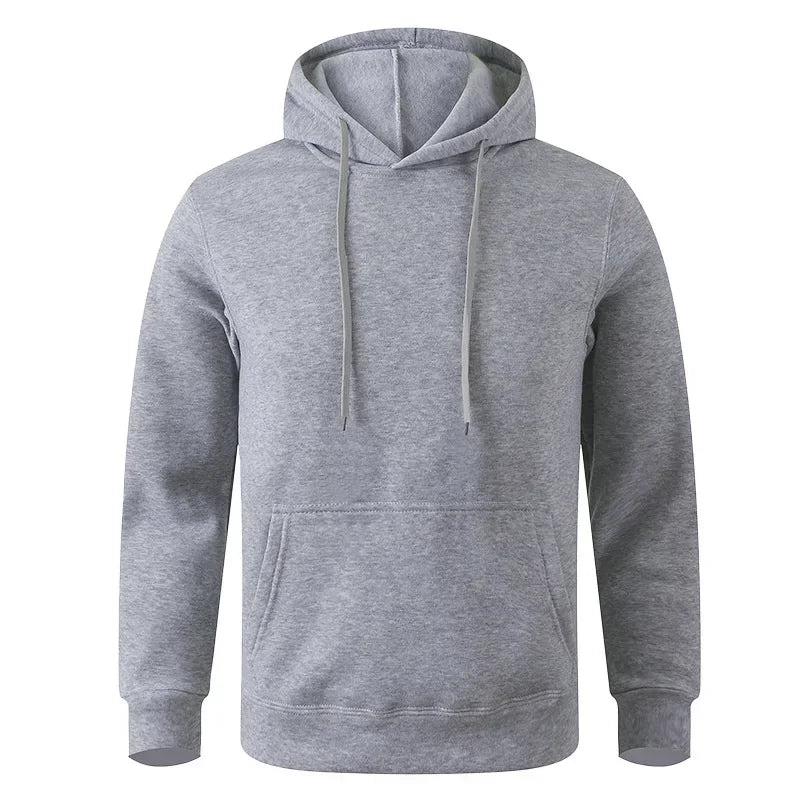 Men's Loose Fit Ultra Soft Fleece Pullover Hooded Sweatshirt With Pockets
