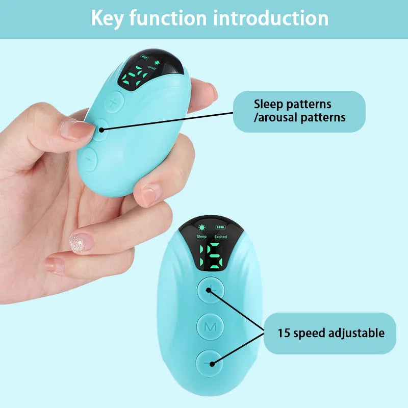 Mini Portable Handheld Sleep Aid Instrument, Smart USB Charging 15 Adjustable To Relieve Anxiety And Help Sleep