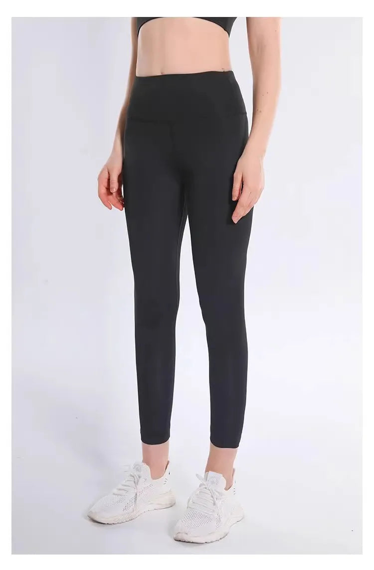 Velvet Yoga Pants for Women High Waist Autumn Winter Warm Slimming Running Leggings Sports Fitness Gym Trousers