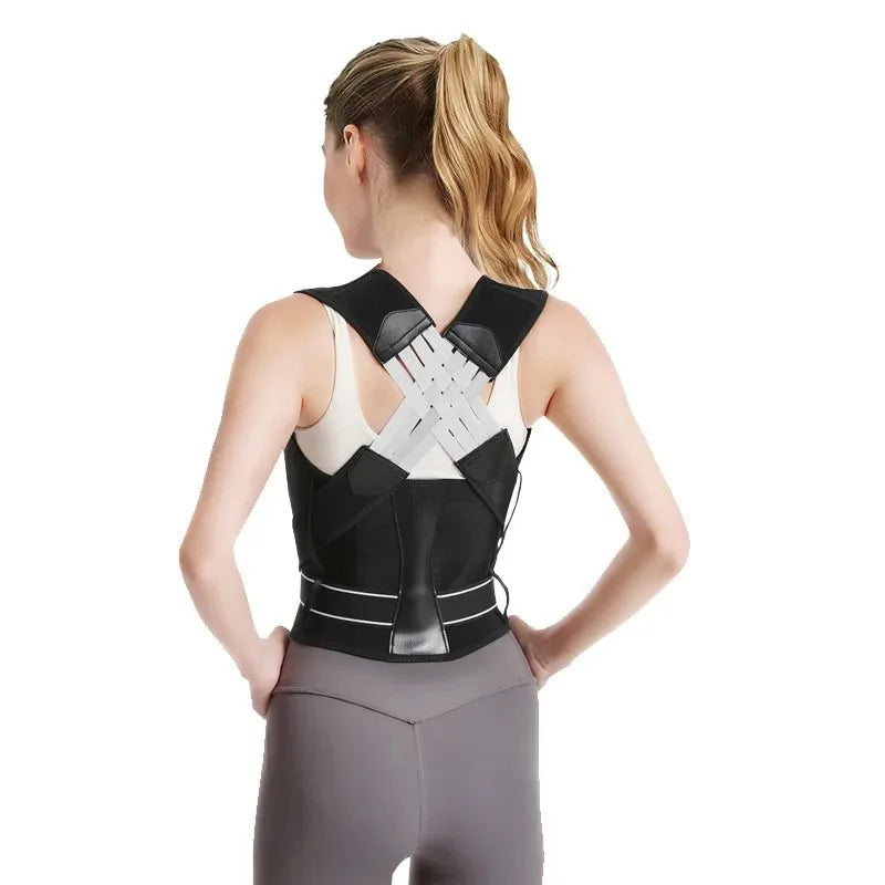 Adjustable Posture Corrector - Thoracic Support Brace for Hunched Back, Neck & Shoulder Pain Relief