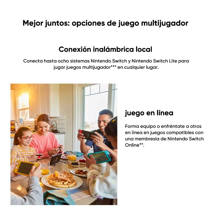 Nintendo Switch Lite Game Console 5.5 inch LCD Touch Screen 32GB Internal Storage Bluetooth 4.1 Built-in Plus Control Pad