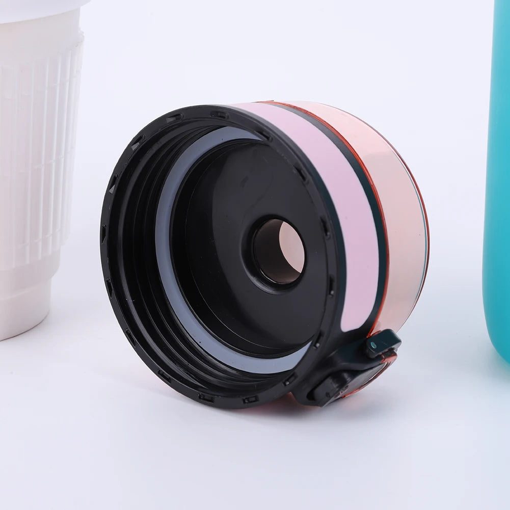 1000ml Motivational Water Bottle with Handle Frosted Gradient Cup Large Capacity Time Scale Water Cup for Fitness Yoga