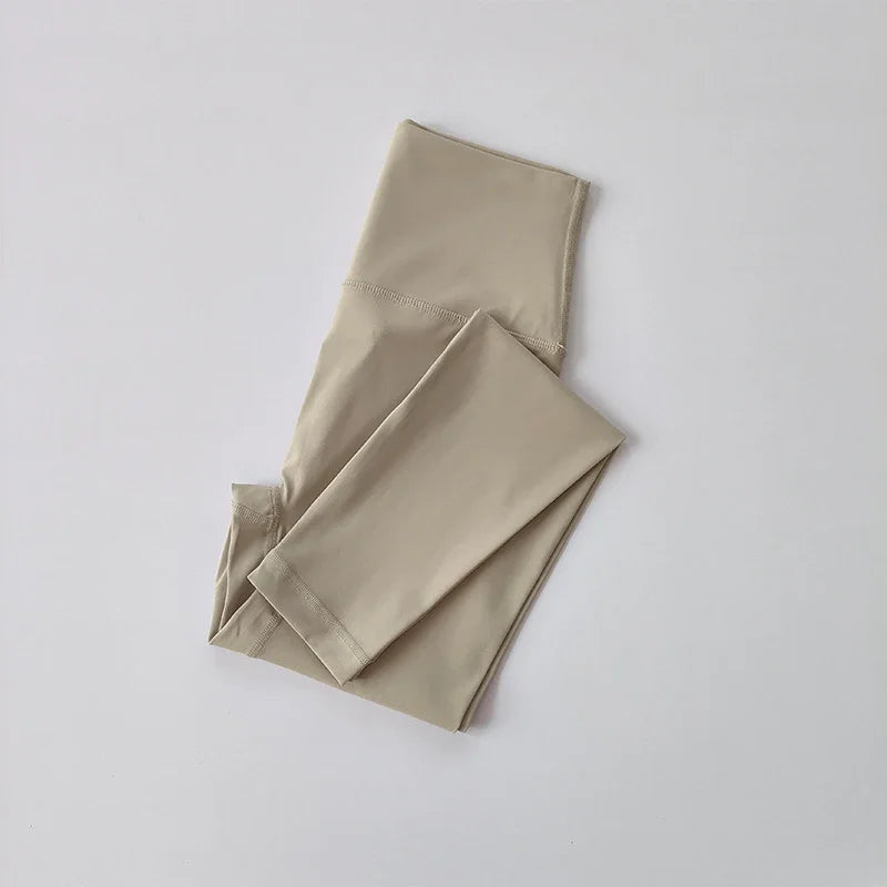 High-End Women's Naked Feeling Fitness Leggings Soft Workout Yoga Pants Energy Gym Tights for Running