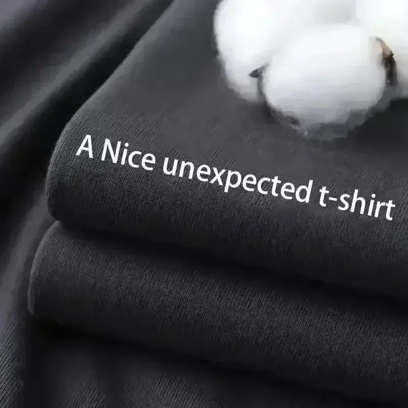 Mens Fashionable Home Outdoor Commuting Versatile  Pattern Printed High-Quality Cotton T-Shirt men clothing  oversized t shirt