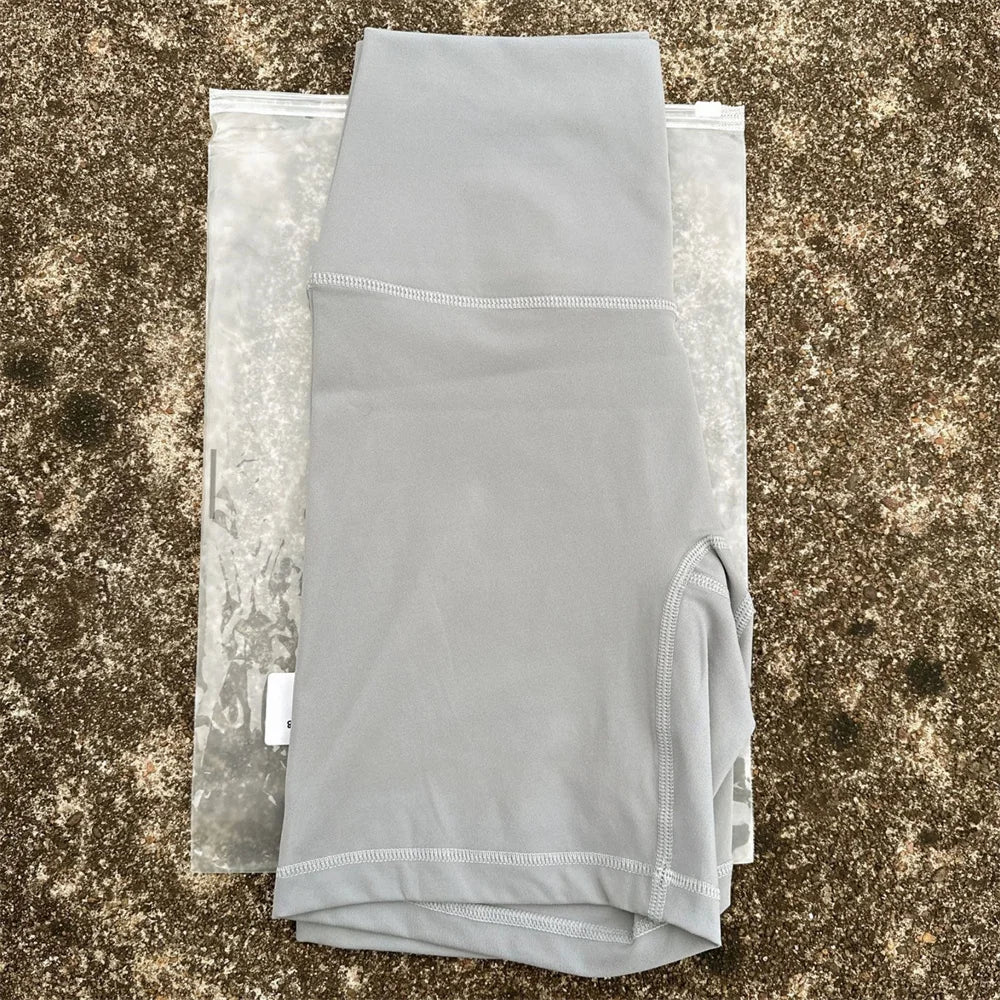 Solid Color High Waist Yoga Short Leg Cycling Women Fitness Sports Short Comprehensive Training Jog Squat Proof Internal Pocket