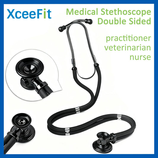 Medical Double Sided Stethoscope Professional Portable Cardiology Stethoscope Medical Equipment Nurse Doctor Stethoscope