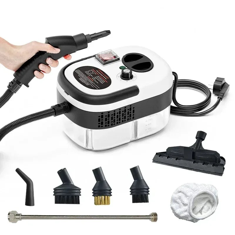2500W Portable Steam Cleaner High Temperature Sterilization Pressure Jet Washer Machine for Home Car Kitchen Air Conditioner