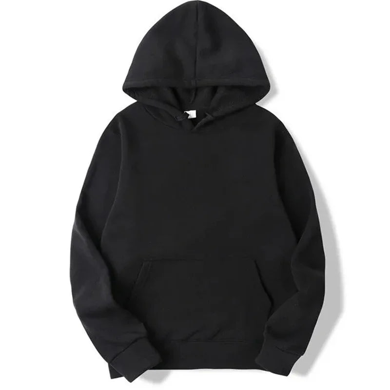 Men's Loose Fit Ultra Soft Fleece Pullover Hooded Sweatshirt With Pockets