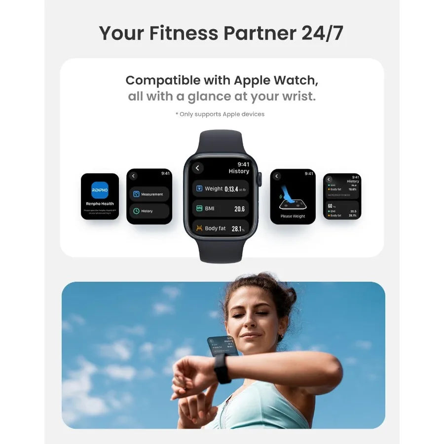 Smart Scale for Body Weight Measurement with Advanced Health Tracking: 13 Comprehensive Metrics Including BMI Body Fat Percenta