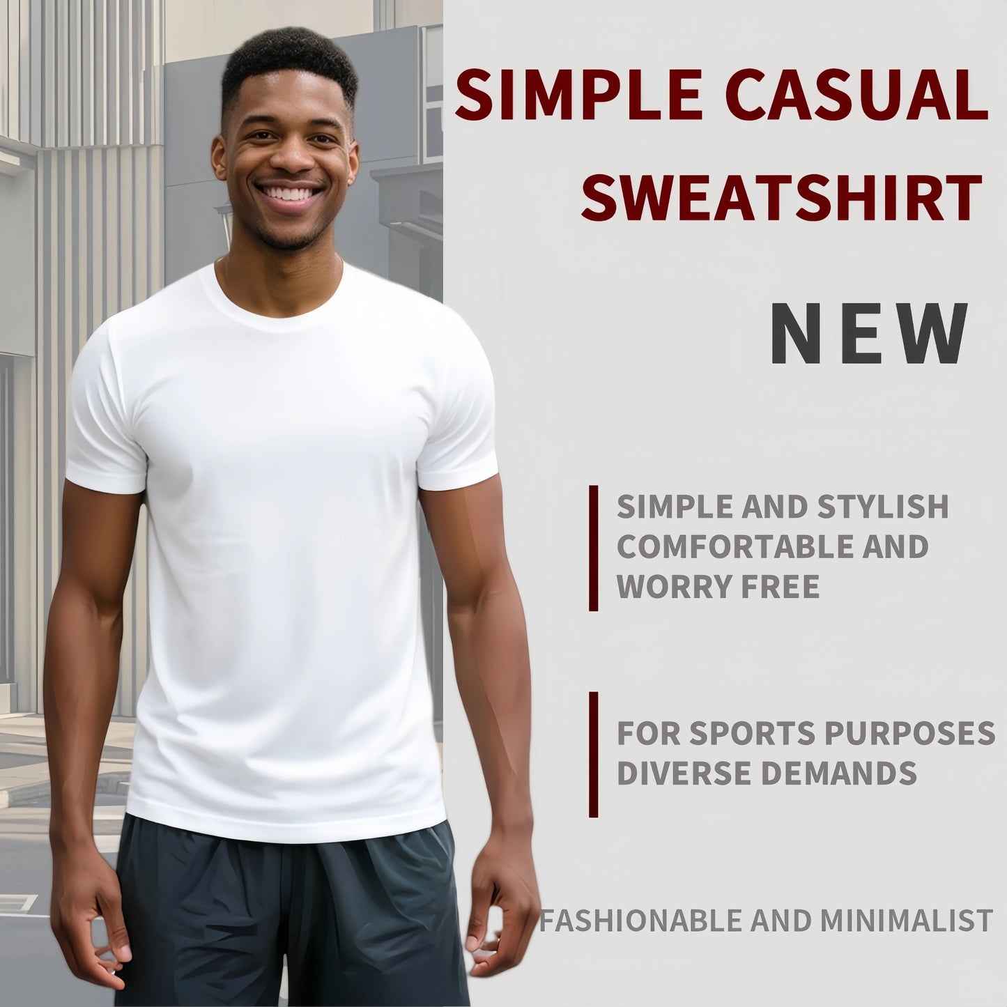 10PcsMen's Quick Dry Short Sleeve Gym Running Moisture Wicking Round Neck T-Shirt Training Exercise Sport Shirt Tops Lightweight