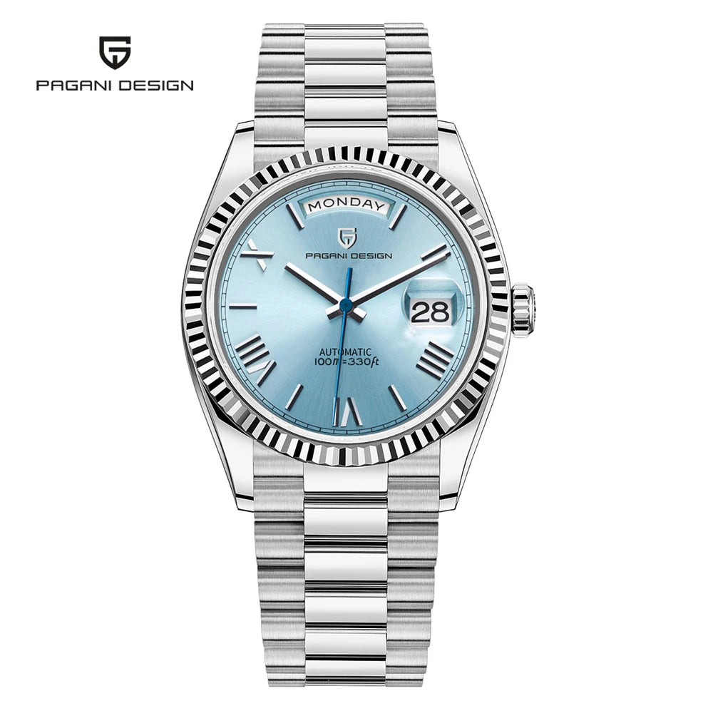 PAGANI DESIGN DD36 Men's Watches Rose Gold Luxury Automatic Watch For Men Mechanical Wristwatches Sapphire Mirror Clock Gift Man