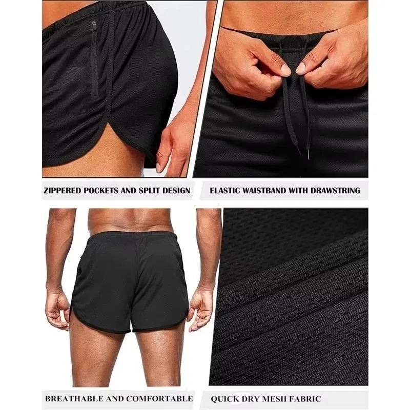 Summer Men's Casual Shorts Sportswear Quick Dry Track Joggers Short Pants Brand Gyms Homme Clothing Board Beach Shorts Men