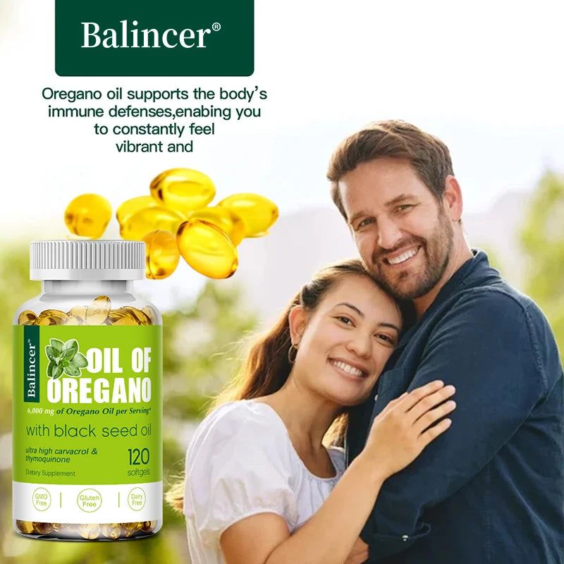 Oregano Oil - Digestion, Respiratory Health, Immune Support - Non-GMO, Gluten Free