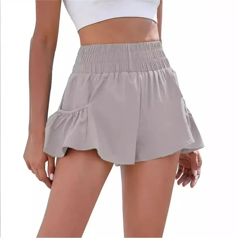 Yoga Shorts Women Fitness Elastic Summer Running Workout Short Female Jogging Leggings For Ladies Gym Sport Shorts