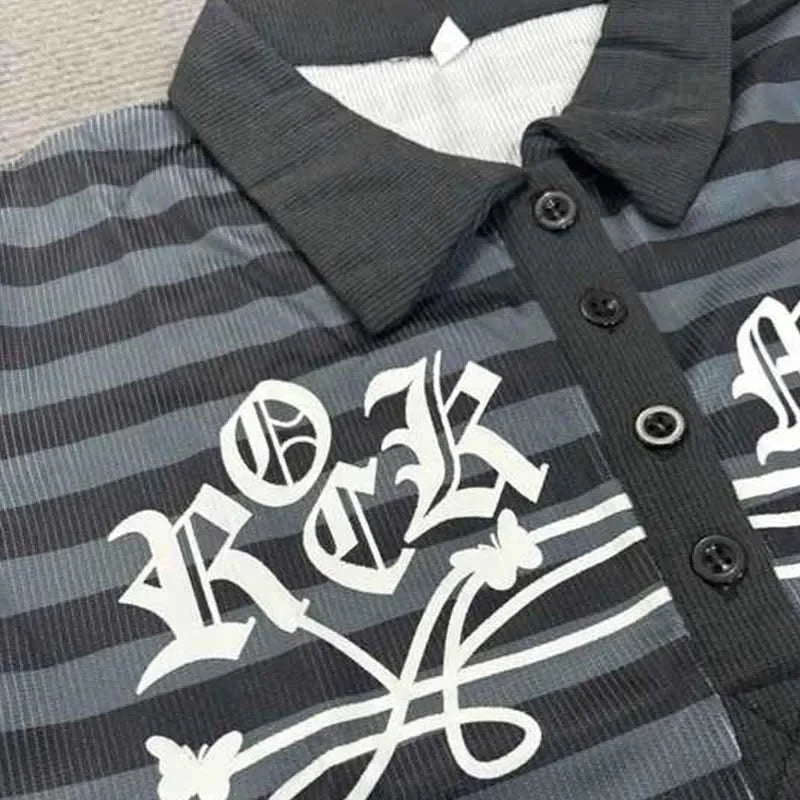 Y2k Crop Top Aesthetic Women Letter Gothic Streetwear EMO Girl Tee Vintage Fashion Casual Harajuku Long Sleeve T-Shirt Clothes