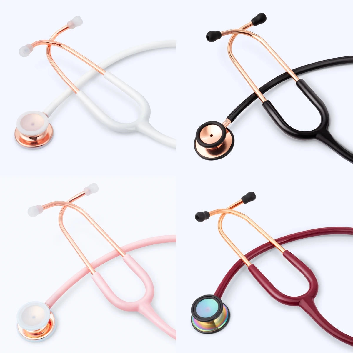 Portable Double Sided Medical Stethoscope Professional Doctor Stethoscope Cardiology Stethoscope Medical Equipment Nurse Vet