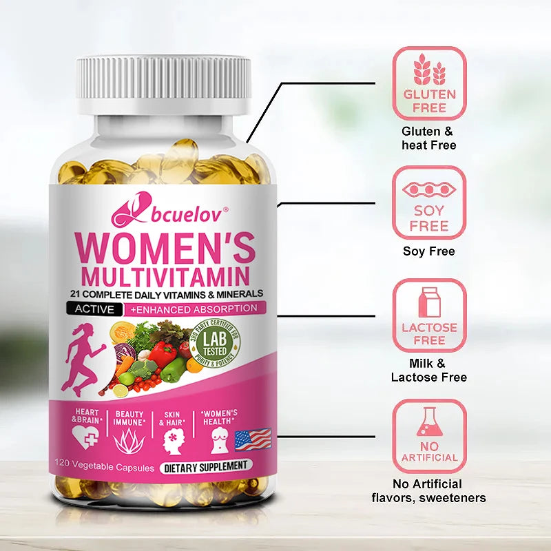 Multivitamins, accelerated metabolism antioxidant supplements, multivitamin supplements, immune women's multidimensional, cardio