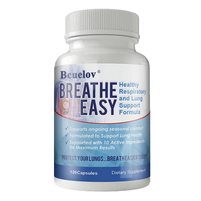 Quercetin, Bromelain, Lung Health Supplement, Supports Lung Cleansing and Detoxification, Respiratory Health, 120 Capsules