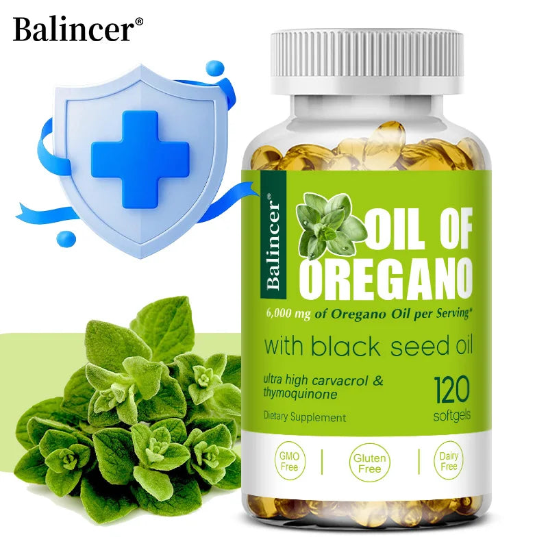 Oregano Oil - Digestion, Respiratory Health, Immune Support - Non-GMO, Gluten Free