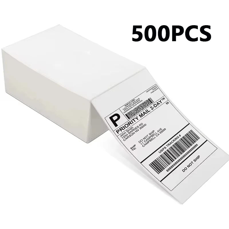 4"x6" inch Thermal Label Paper 100x150mm 100/500PCS For Thermal Shipping Labels DHL UPS Express Barcode For 9220/9210/246S/D200