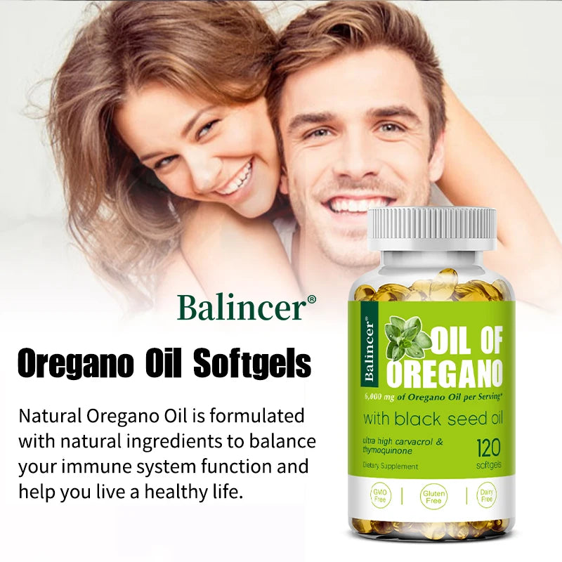 Oregano Oil - Digestion, Respiratory Health, Immune Support - Non-GMO, Gluten Free