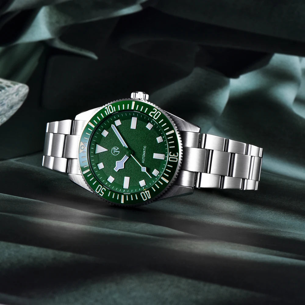 RollsTimi 2025 Men's Watches Top Luxury Automatic Watch For Men NH35 Mechanical Wristwatch AR Sapphire Super Luminous Waterproof