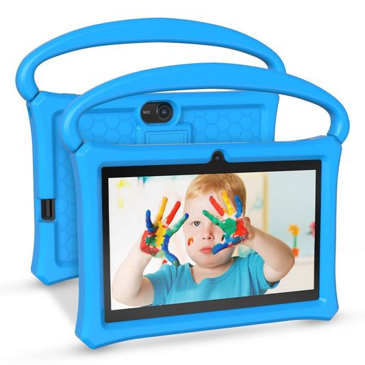 Android 13 tablet, 7-inch children's tablet, quad-core processor, 4GB (2G+2G-memory expansion) RAM+32GB ROM, with parental contr