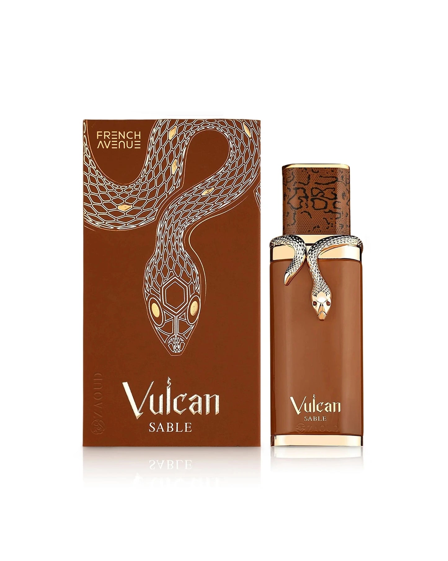 Fragrance World French Avenue Vulcan Collection (Vulcan Feu) vanilla perfum，men cologne long lasting fragrance，Christmas gifts,