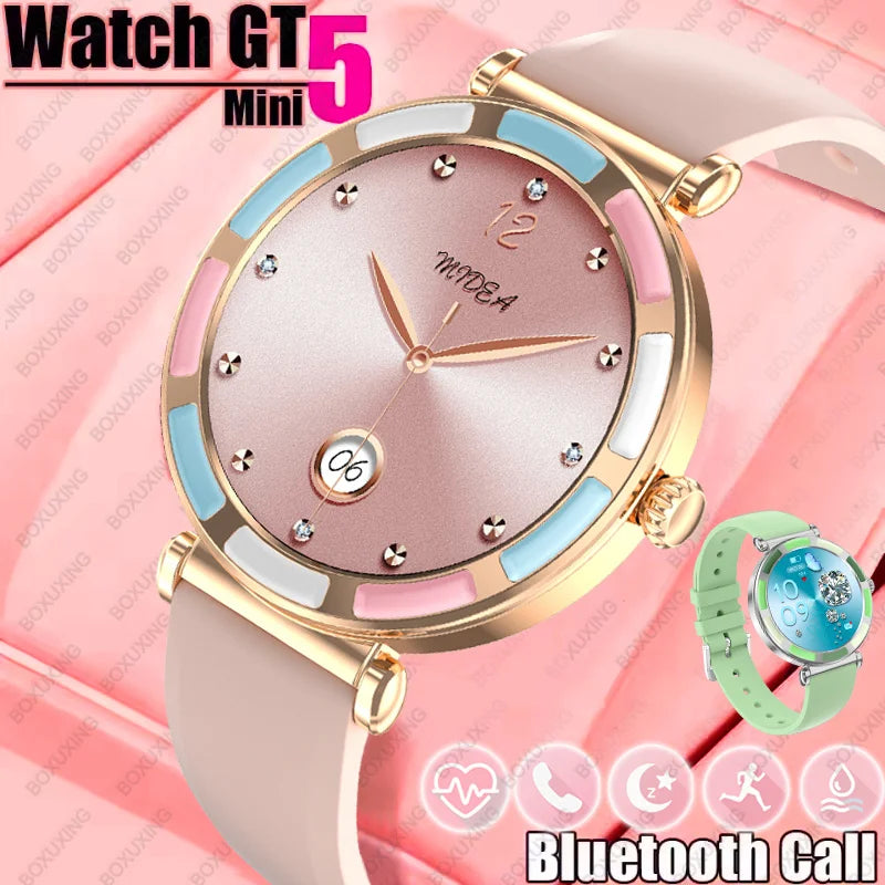 2025 Ultra-clear Fashion Women Smartwatch 1.27" HD Screen Dynamic Heart Rate Bluetooth Call&Music Smart Watch For Android iOS