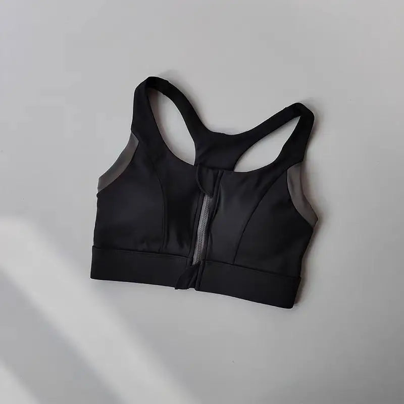 Women Breathable Sports Bra Shockproof Padded High impact Gym Running Fitness Double Layer Seamless Yoga Sports Bra Underwear