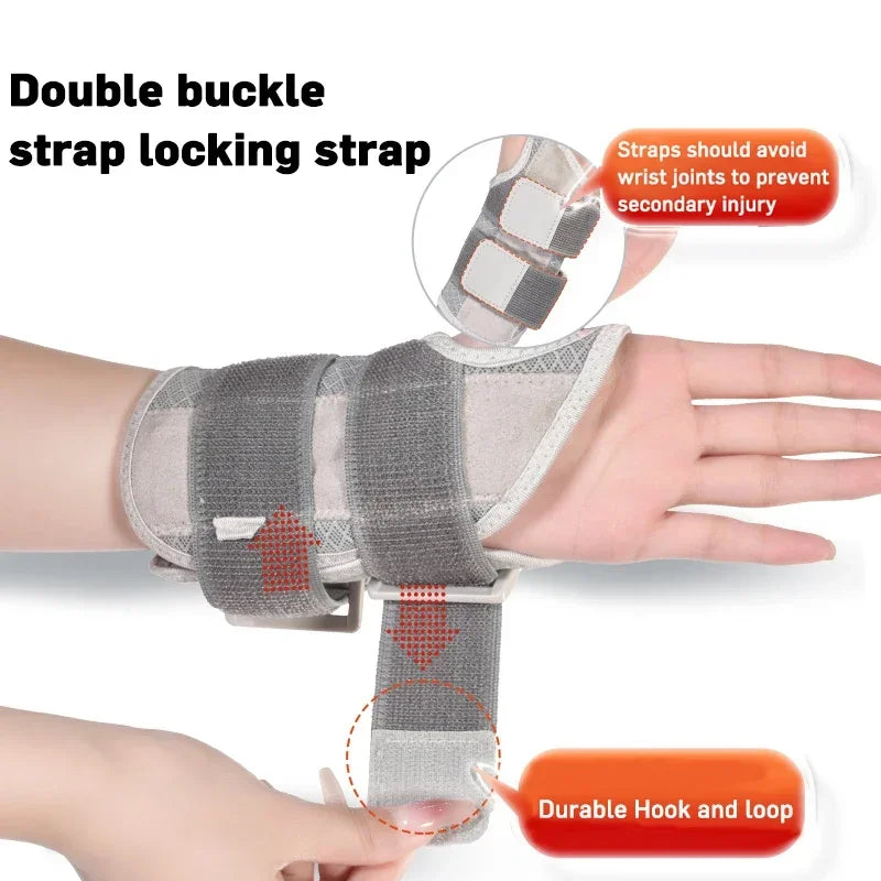 Wrist Brace for Carpal Tunnel Support Brace with Splints Hand Support for Arthritis Tendonitis Sprain Injuries Wrist Pain 1PC