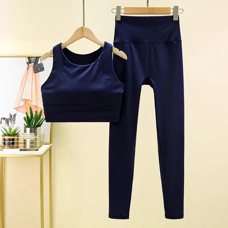 Women's High-end Yoga Suit Set Long Sleeved Fashion Professional Sports Set Fitness Set Running 2 Piece Gym Sets Outfit