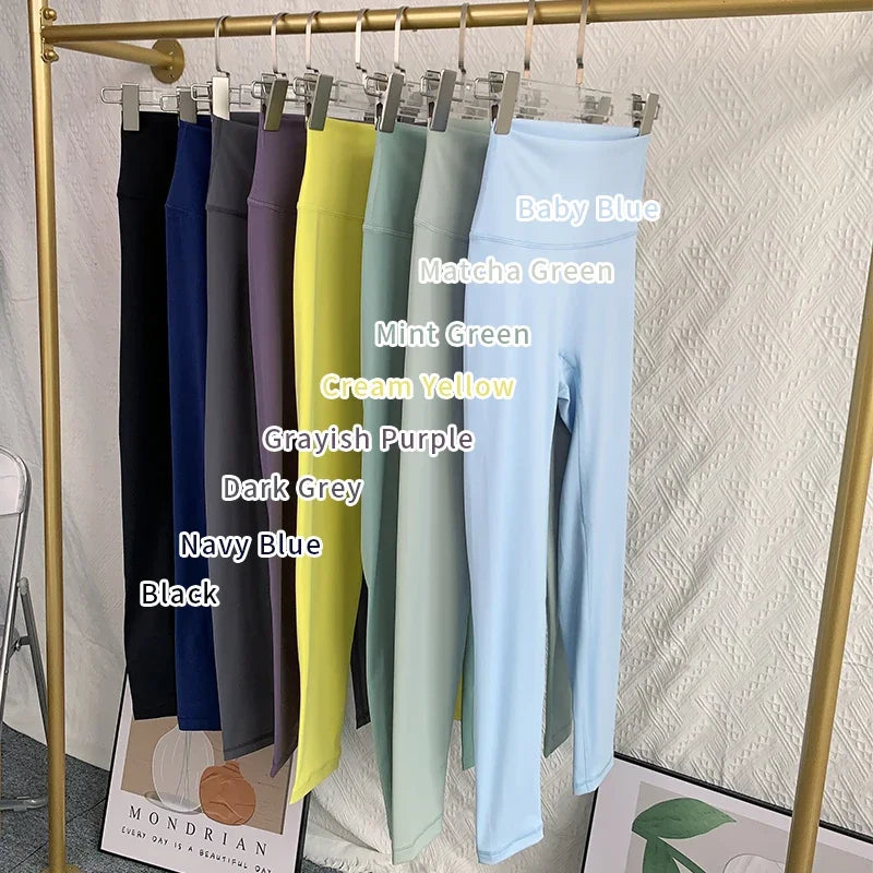 Hot Sale Yoga Leggings High Waist Breathable Quick Drying Yoga Pants Fitness Running Cycling Workout Gym Clothing